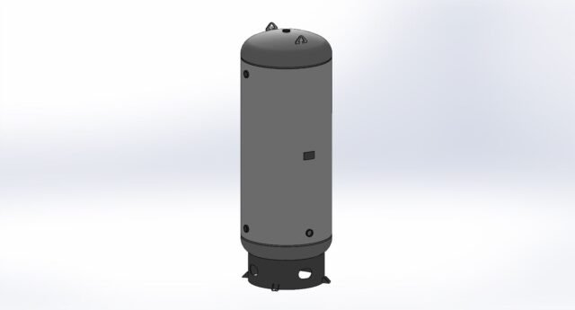 Morganton 660 Gallon, 200 PSI, Vertical Tank w/ Base Ring