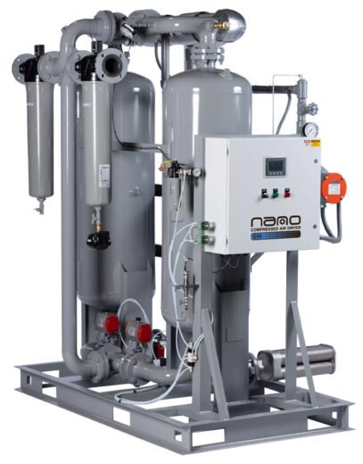 nano-purification solutions EH Series Externally Heated Twin Tower Desiccant Air Dryer