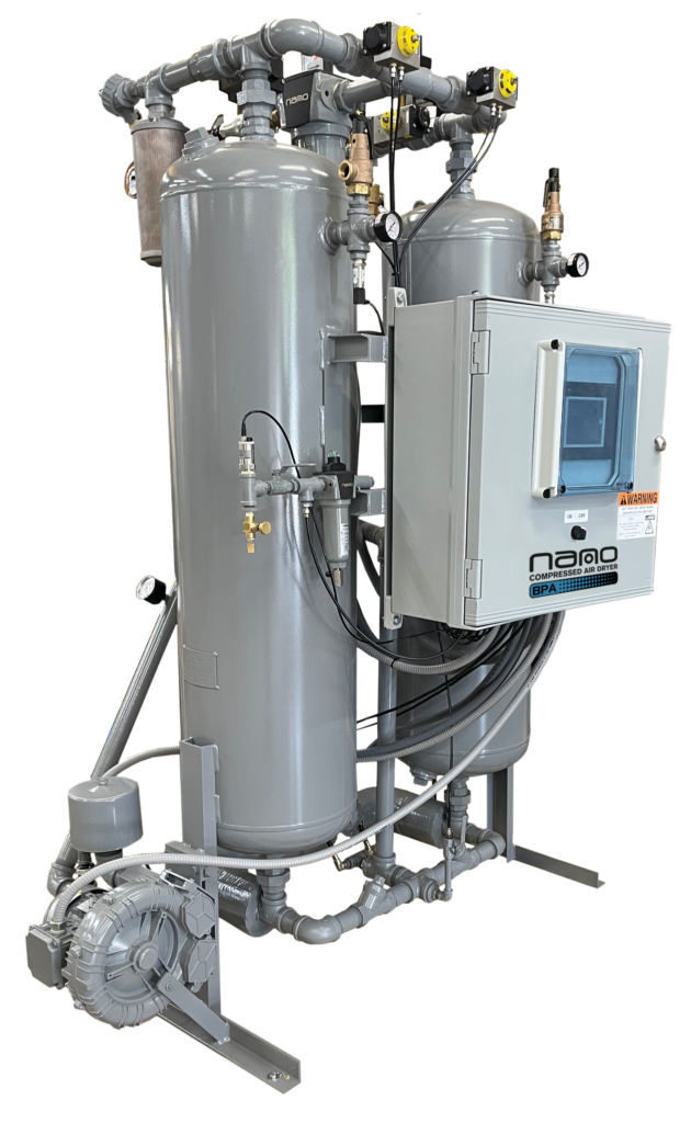 nano-purification solutions BPA Blower Purge Twin Tower Desiccant Air Dryer