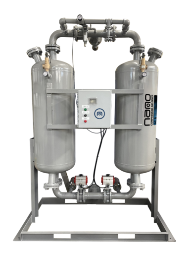 nano-purification solutions D5 Heatless Twin Tower Desiccant Air Dryer