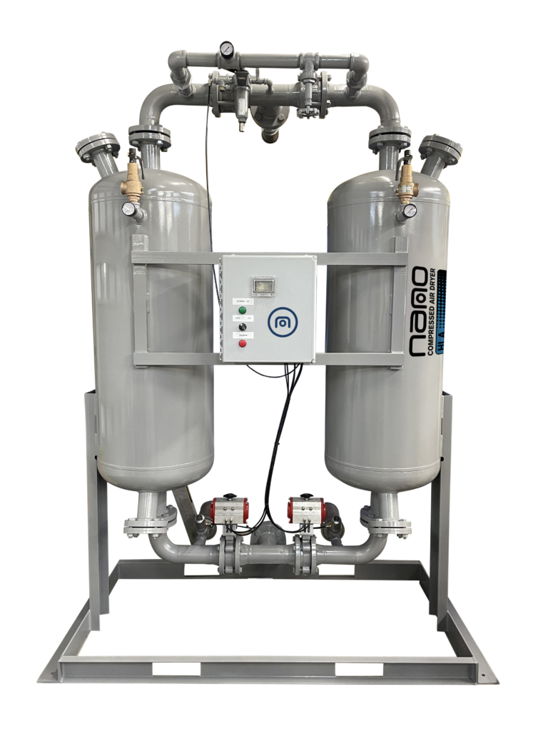 nano-purification solutions D5 Heatless Twin Tower Desiccant Air Dryer
