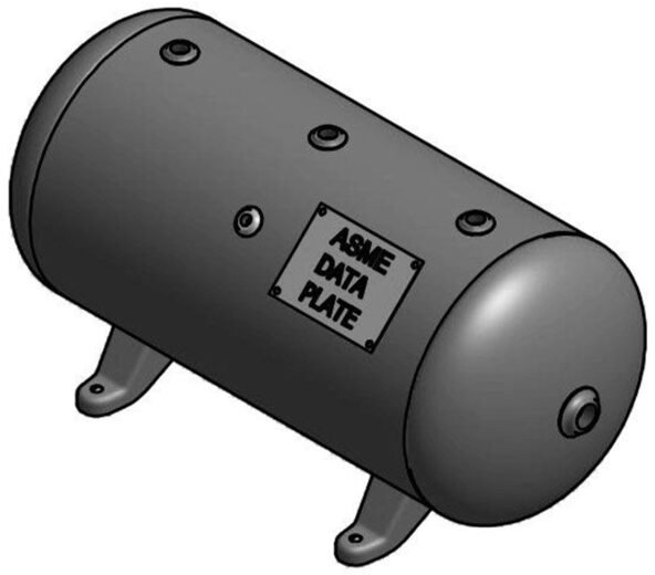 Steel Fab 12 Gallon Horizontal Air Tank