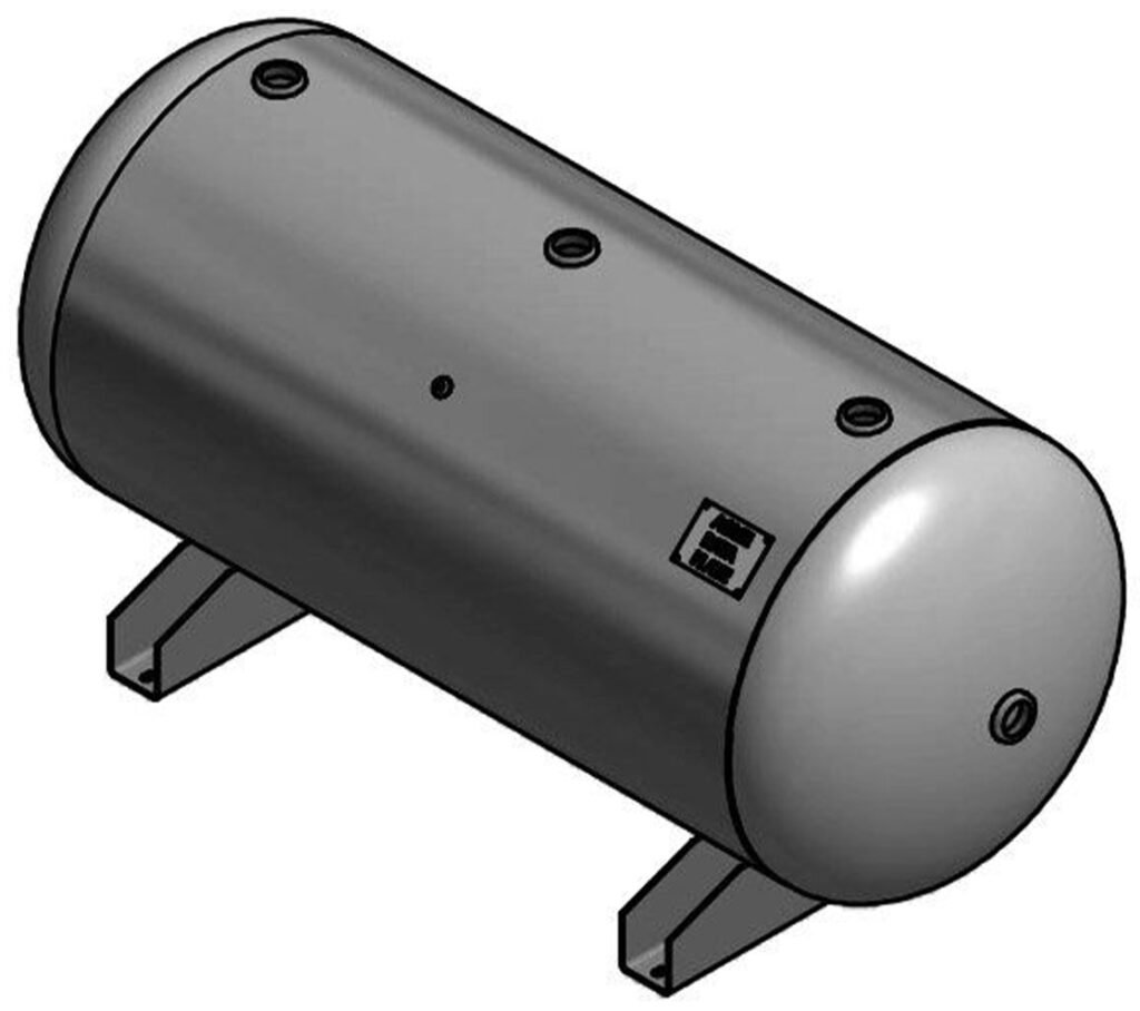 Steel Fab 200 Gallon Horizontal Air Tank