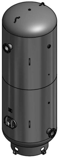 Steel Fab 2000 Gallon Vertical Air Tank