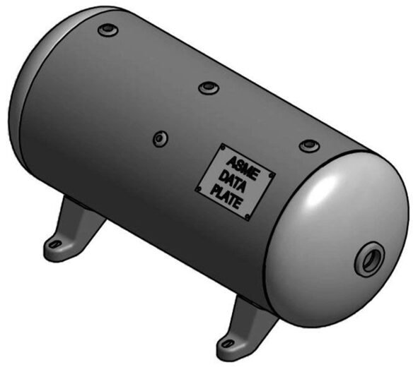 Steel Fab 20 Gallon Horizontal Air Tank
