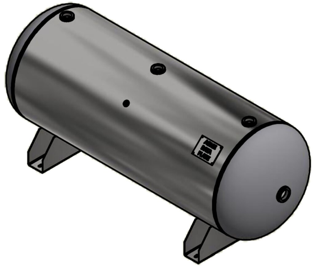 Steel Fab 120 Gallon Horizontal Air Tank